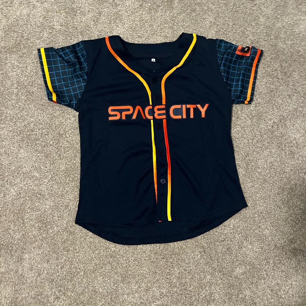 Astros Space City Jersey- Craig Biggio